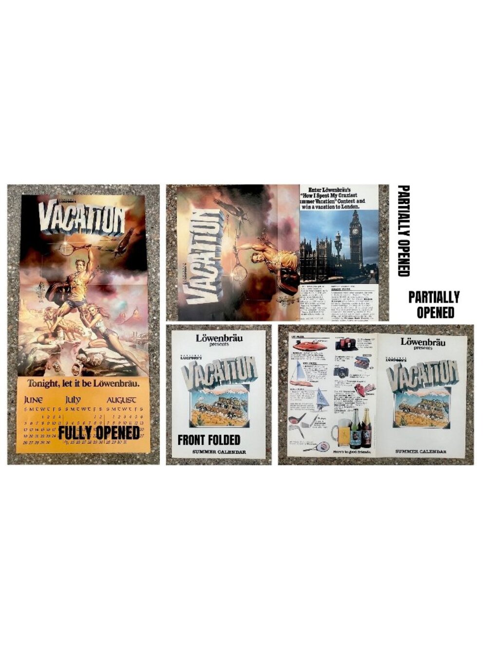 1983 Lowenbrau National Lampoon Vacation Calendar Boris Vallejo Promo